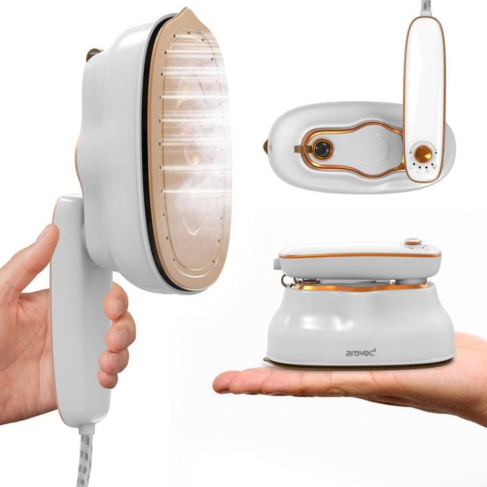 AROVEC Garment Steamer, 2-in-1 Iron & Clothes Hand Steamer, 200mL Tank