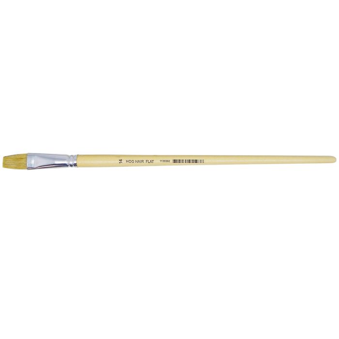 Practa Size 14 Flat Hog Hair Paint Brush