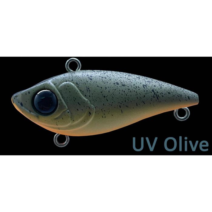 Cranka 40mm 4.5g Lipless Sinking VIB Fishing Lure UV Olive