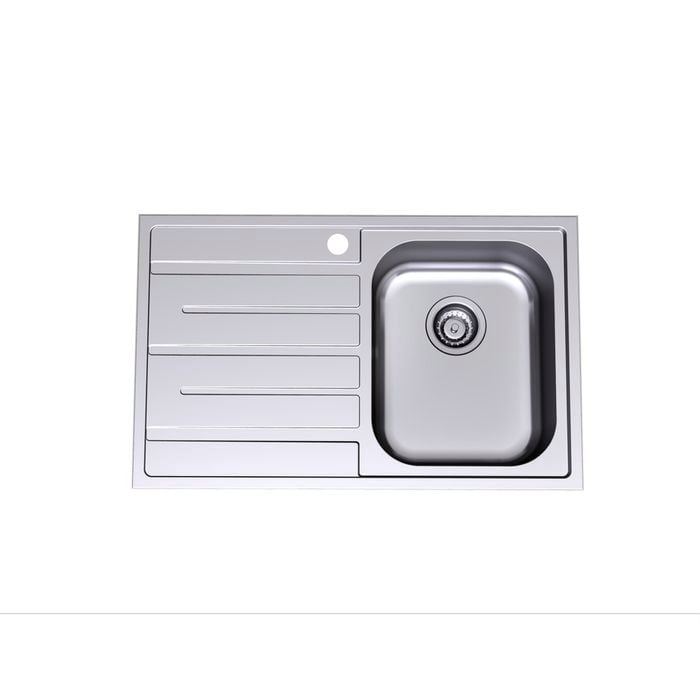 Clark Mantra Single Right Hand Bowl Sink with 1 Tap Hole