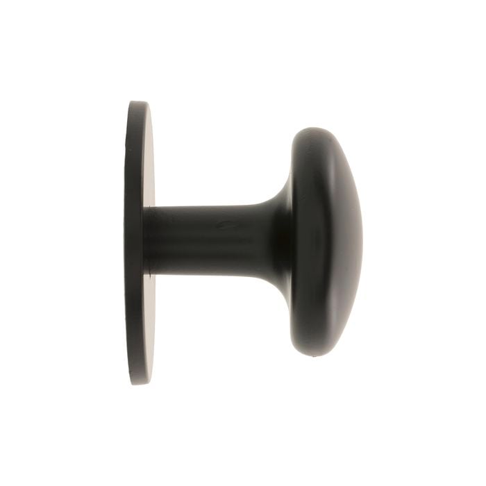 Prestige 26mm Black Flat Knob - 6 Pack
