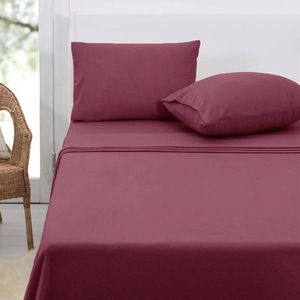 Bloomington Polar Fleece Sheet Set Queen 36cm Wall Rosewood