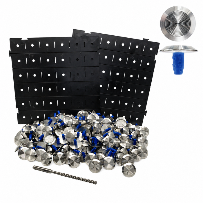 Duratac Stainless Steel Individual Tactile Kit - 290 Tactiles Included