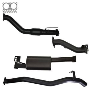 Ignite Exhausts Turbo Back For Toyota Landcruiser 76 Series Wagon 3" Cat & Muffler 409 Stainless Steel