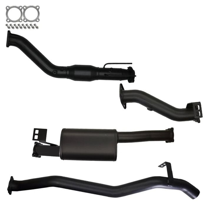 Ignite Exhausts Turbo Back For Toyota Landcruiser 76 Series Wagon 3" Cat & Muffler 409 Stainless Steel