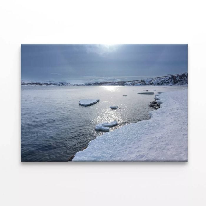 Winter with the Lake  Print 100% Australian Made 75 x 50cm  (Stretched)