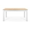 Design Square James Extendable Kitchen Dining Table 160-215cm White/Oak