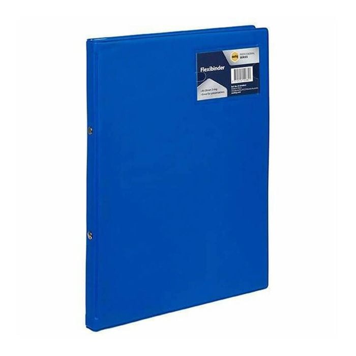 Marbig Flexi Binder A4 2R 20mm (Blue)