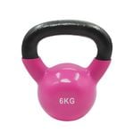 6kg Iron Vinyl Kettlebell Weight - Gym Use Russian Cross Fit Strength Training