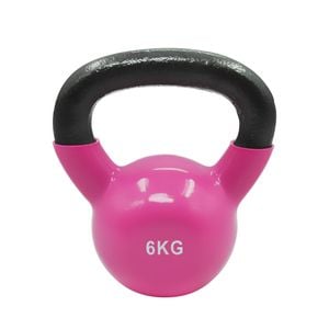 6kg Iron Vinyl Kettlebell Weight - Gym Use Russian Cross Fit Strength Training