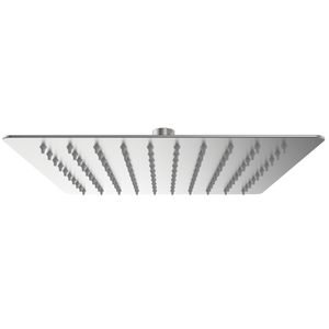 Mondella 250mm Brushed Nickel Rococo Square Shower Head