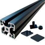 2x Crossbars OZ4040 Aluminium Extrusion 140CM for Hiace H100 and H200