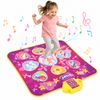 Advwin Kids Music Dance Mat Electronic Dancing Pad w/ 3 Game Modes & 8 Challenge Levels for Age 3-12 Indoor Outdoor Play