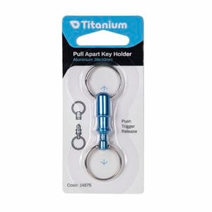 Titanium Aluminium Trigger Release Key Holder
