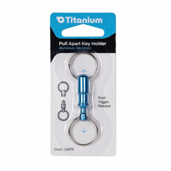 Titanium Aluminium Trigger Release Key Holder
