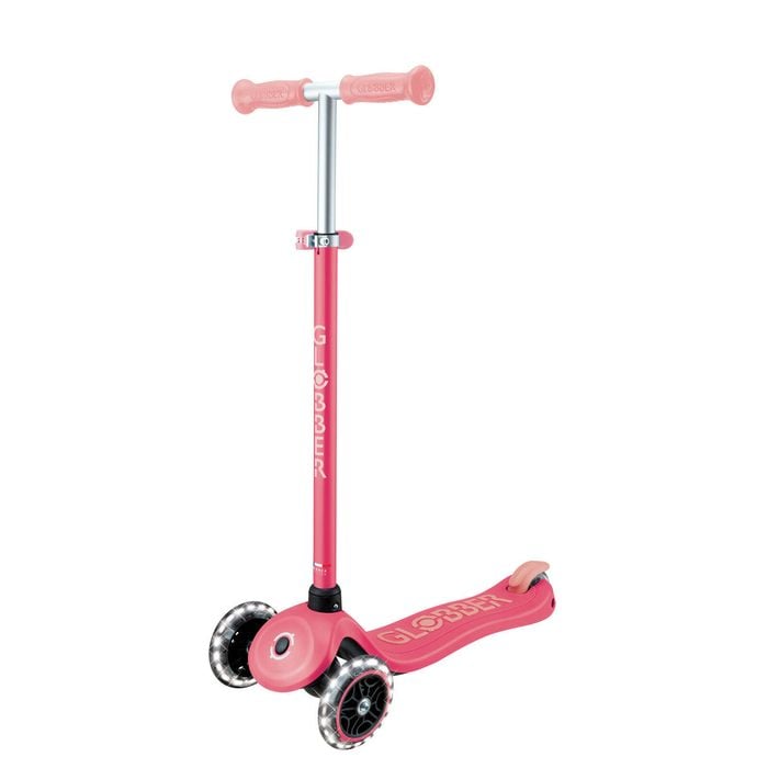Globber Primo Plus Glow Lights - Coral Pink