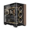 Antec C8 Curve Wood E-atx Tempered Glass Case - Black