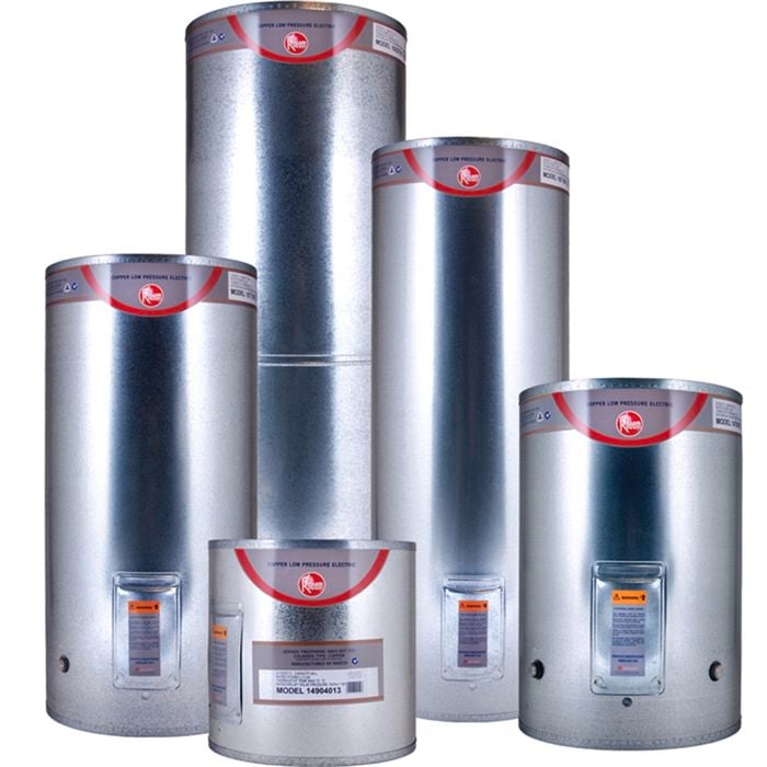 Rheem Low Pressure Electric Water Heater 90L Copper