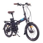 NCM London Folding E-Bike, 250W-350W, 36V 15Ah 540Wh Battery [Matt Black 20"]