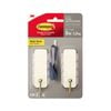 Command Medium Cream Speckle Adhesive Hook - 2 Pack