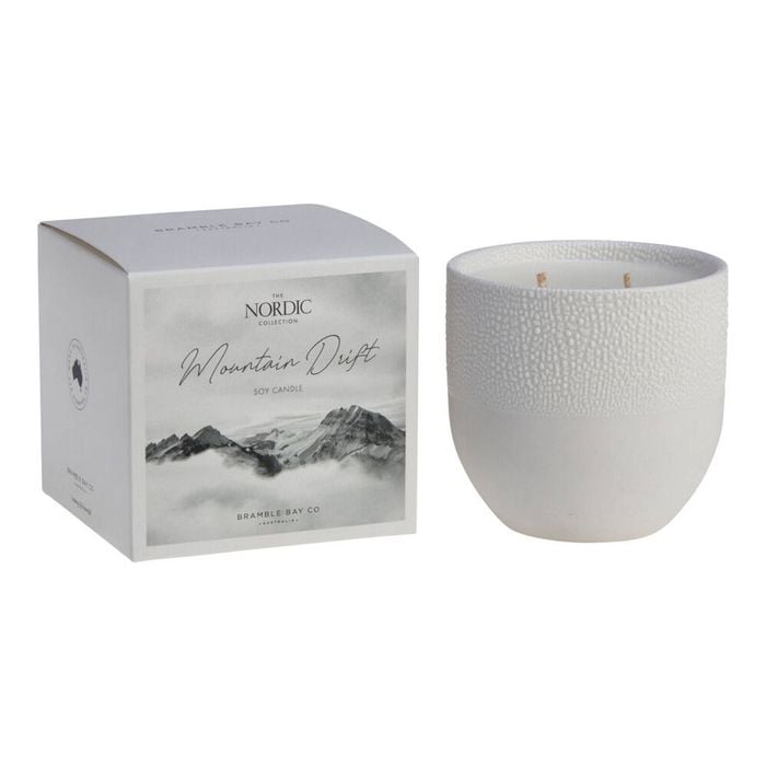 Bramble Bay Nordic Mountain Drift Candle Fir Needle Bergamot and Musk 400g