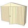 Build-a-Shed 3.0 x 0.8 x 2.3m Gable No Side Doors Shed - Cream