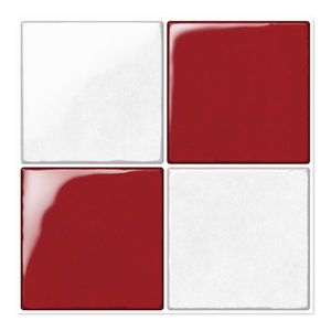 HanWood 300 x 300mm Ruby Check Peel & Stick Adhesive Tiles 0.45m2