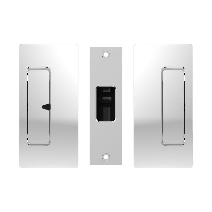 CaviLock Bright Chrome CL200 Privacy Cavity Slider Handle