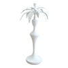 LVD Metal 48.5cm Palm Taper Candle Holder Stand XL Home Decor - White
