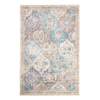 Fab Habitat 160x230cm Multicolour Chighu Distressed Machine Washable Rug