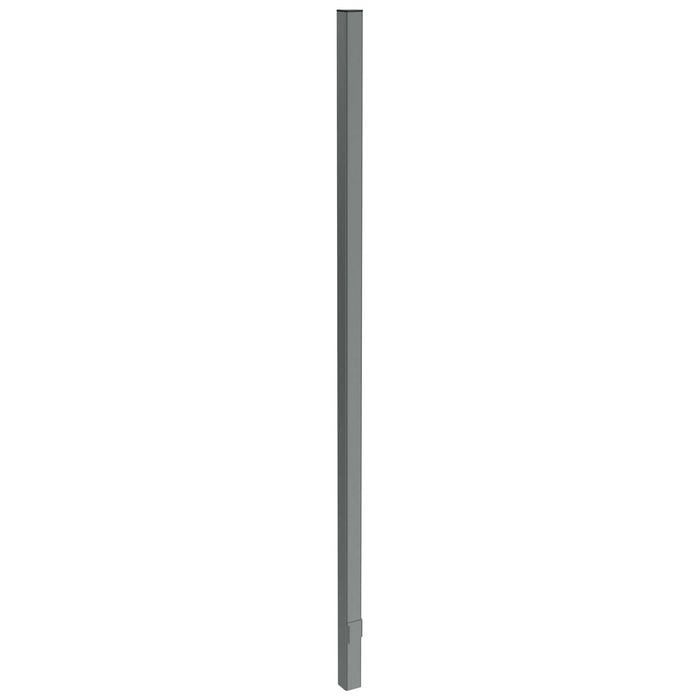 ProtectorAl 50 x 50 x 2100mm Monument Aluminium Pool And Garden In-ground Fence Post With Cap