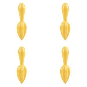 4PK Appetito Melamine Citrus Reamer Home Kitchen Cooking Yellow