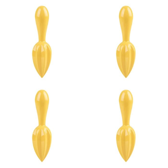 4PK Appetito Melamine Citrus Reamer Home Kitchen Cooking Yellow