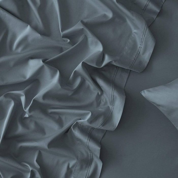 Riley Bamboo Cotton Fitted Sheet King Single Midnight Blue Bamboo/Cotton MyHouse