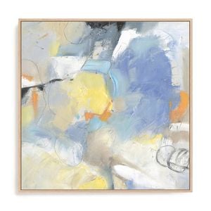 Artey | No Strings Attached II - Framed Canvas - Natural Frame - 120 x 120cm