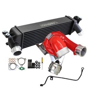 Gen1 High Flow Turbo Charger With 85mm Intercooler And Genuine Oil Feed Pipe For Hyundai Iload/imax D4cb 2.5l 2008-2012