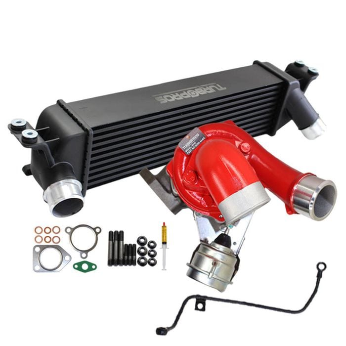 Gen1 High Flow Turbo Charger With 85mm Intercooler And Genuine Oil Feed Pipe For Hyundai Iload/imax D4cb 2.5l 2008-2012