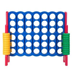 Costway Giant Connect 4 In A Row Jumbo 4-to-score Board Game Set Outdoor Play Blue