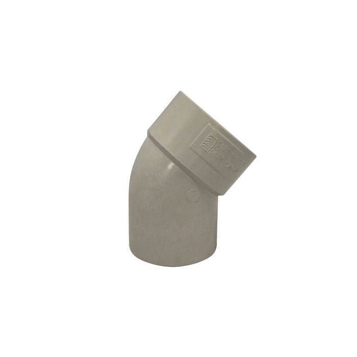 Holman 50mm 40° Male And Female PVC DWV Plain Bend