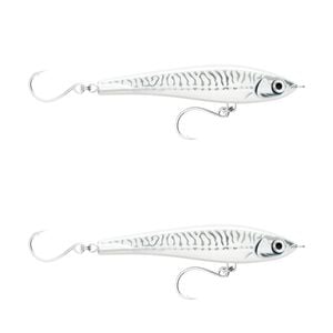 2x Rapala 17cm X Rap Magnum Stick Slow Sink Bait Fishing Lures - HD Ghost