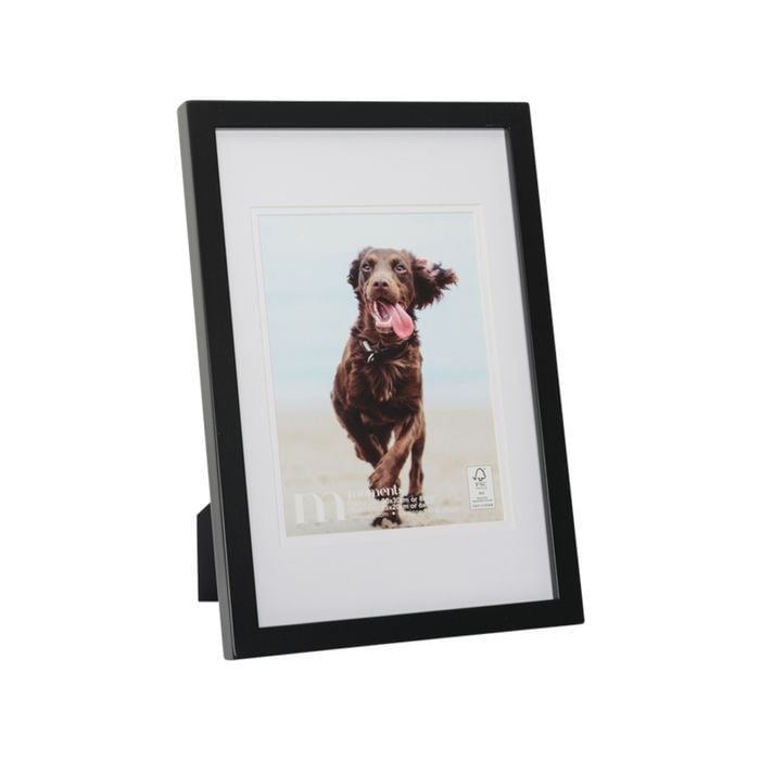 Home+wares 8x12" With 6x8" Opening Black Photo Frame - Pack Of 4