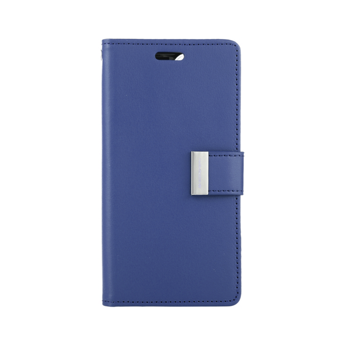 Goospery Rich Diary case for iPhone 14 - Navy