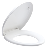 Estilo White Universal Toilet Seat