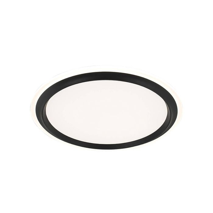 Vencha Duke 50w Tri-Colour LED Oyster Light - Black