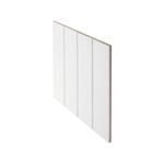 2400 x 1200mm 9mm Lining Panel White MDF Primed VJ 100mm - 2400mm