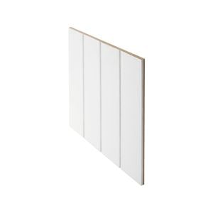 2400 x 1200mm 9mm Lining Panel White MDF Primed VJ 100mm - 2400mm