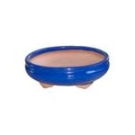 Northcote Pottery 23 x 18 x 8cm Blue Oval Izumi Bonsai Pot