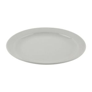 Olympia Plates Athena Narrow Rimmed 12 Pack 226mm White Ceramic Commercial Dinnerware