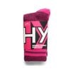 Hard Yakka Pink Marle 3 Pack Women's Bamboo Work Socks - Size 3-8
