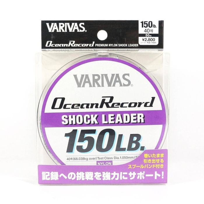 Varivas Ocean Record Nylon Shock Fishing Leader 50m 150lb